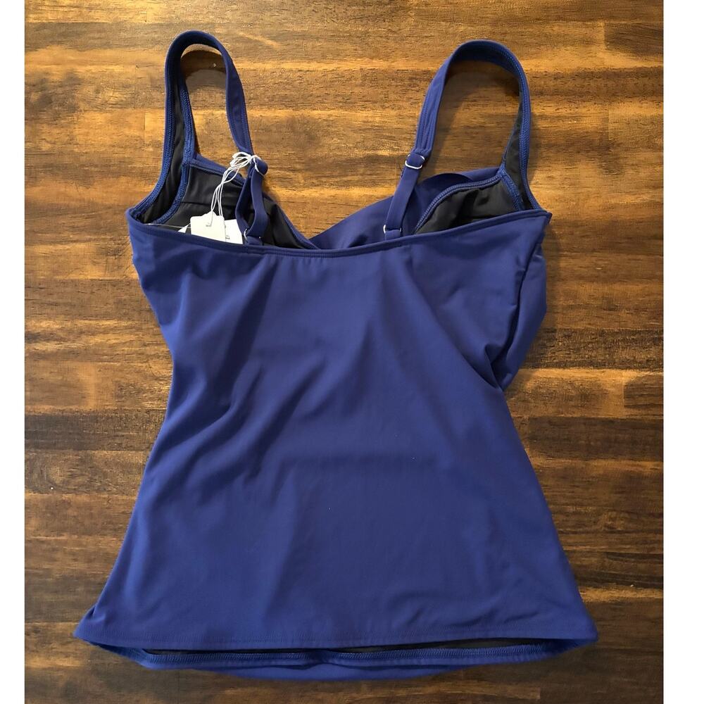 Miracle Suit Women’s 14 Sanibel Tankini Top Underwire Slimming Swim Bathing Suit - Picture 2 of 10